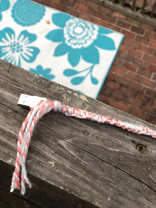 Macrame Cellphone Charger