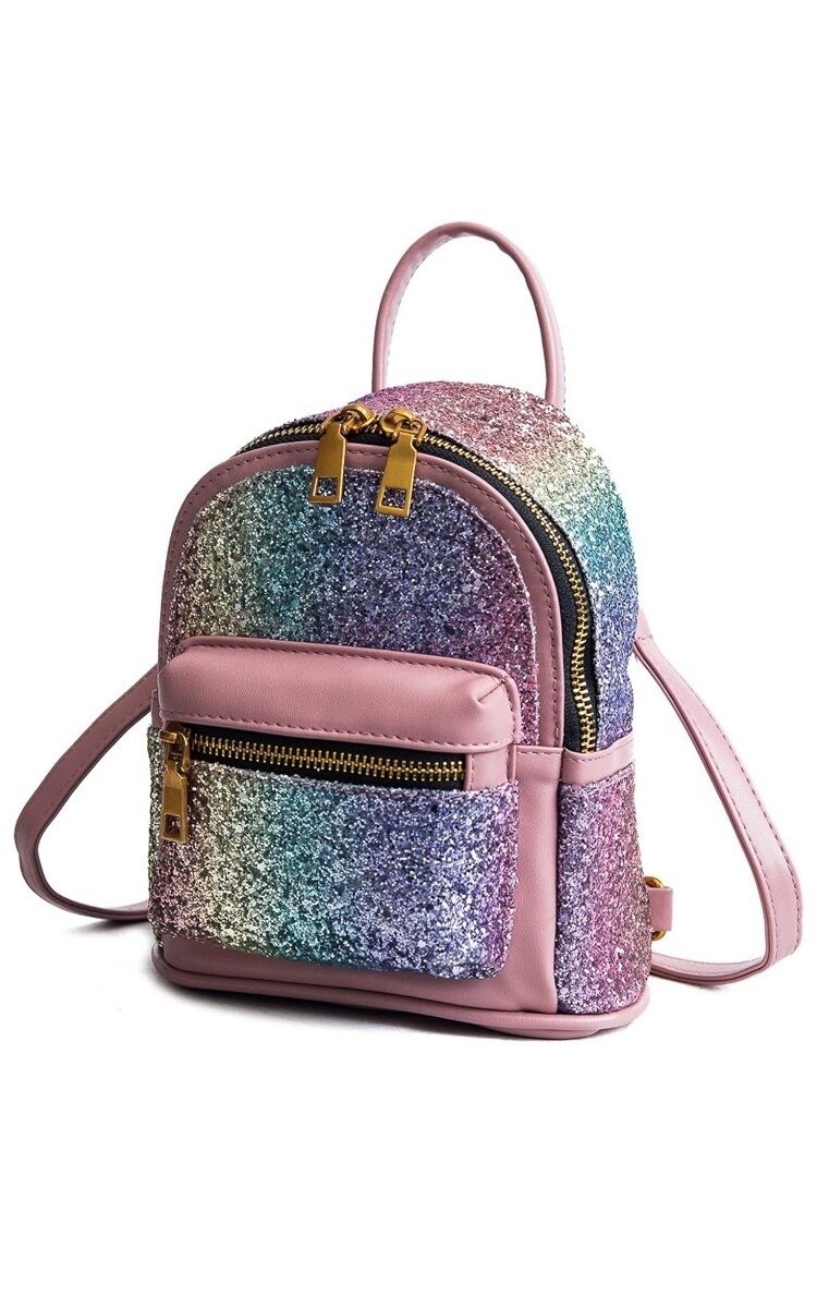 “Glitter Please”mini backpack