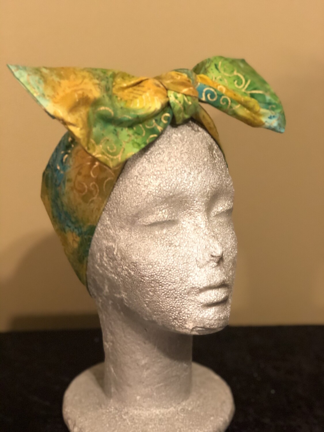 Tiara - Green Yellow Metallic Swirl Tiara - Green Yellow Metallic Swirl