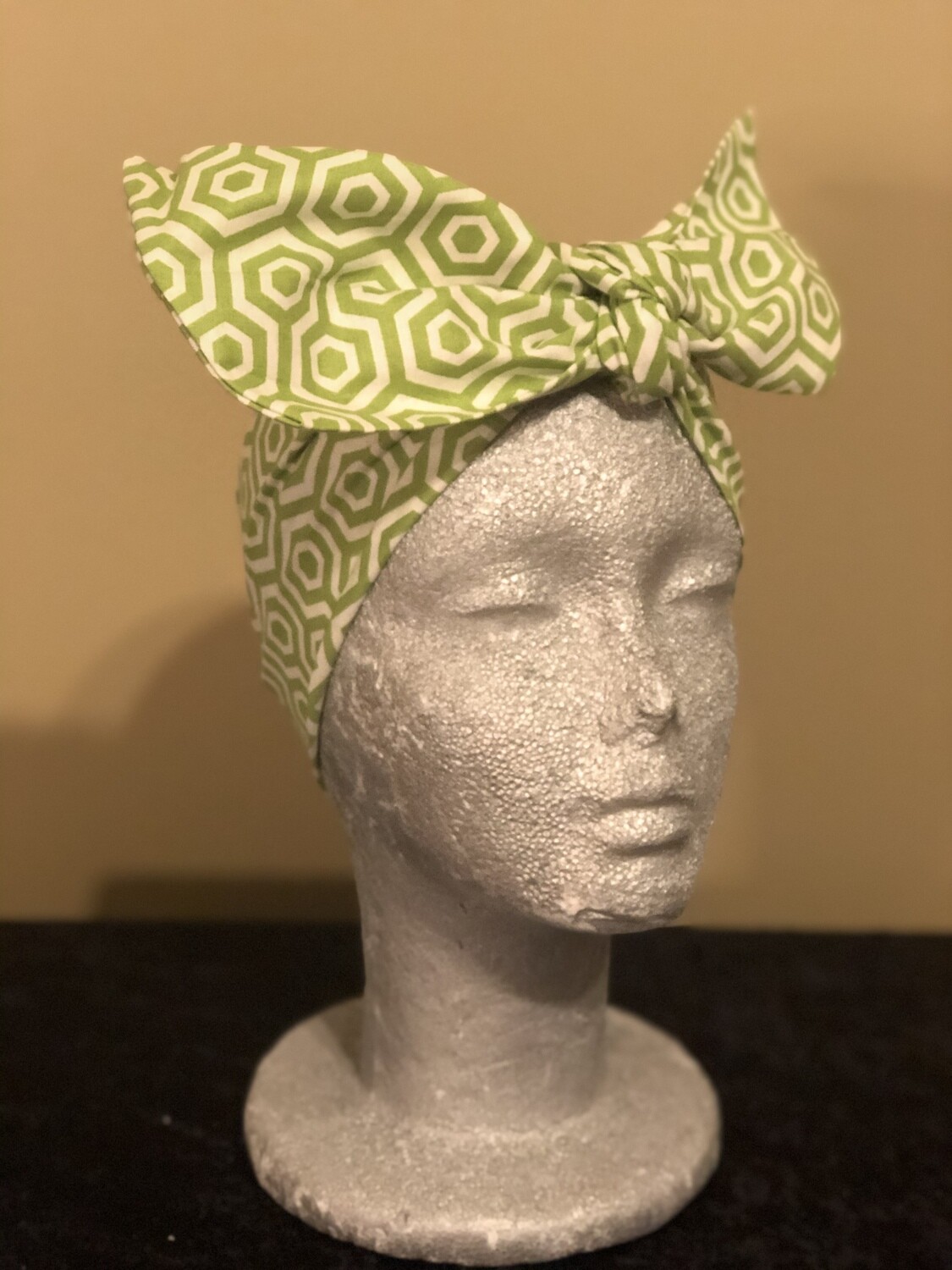Tiara Green White Octagon Tiara Green White Octagon
