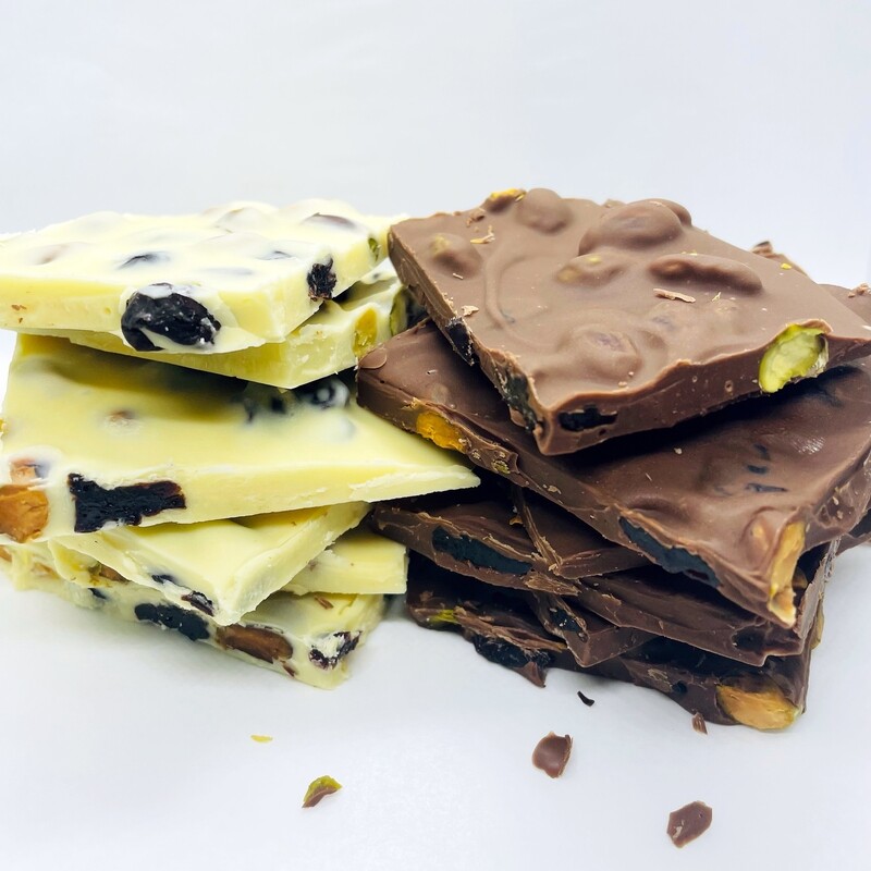 Cherry Pistachio Bark