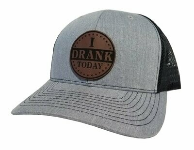 I Drank Today Trucker Hat - Grey/Black