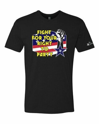 Fight For Your Right to Party Tee - Black