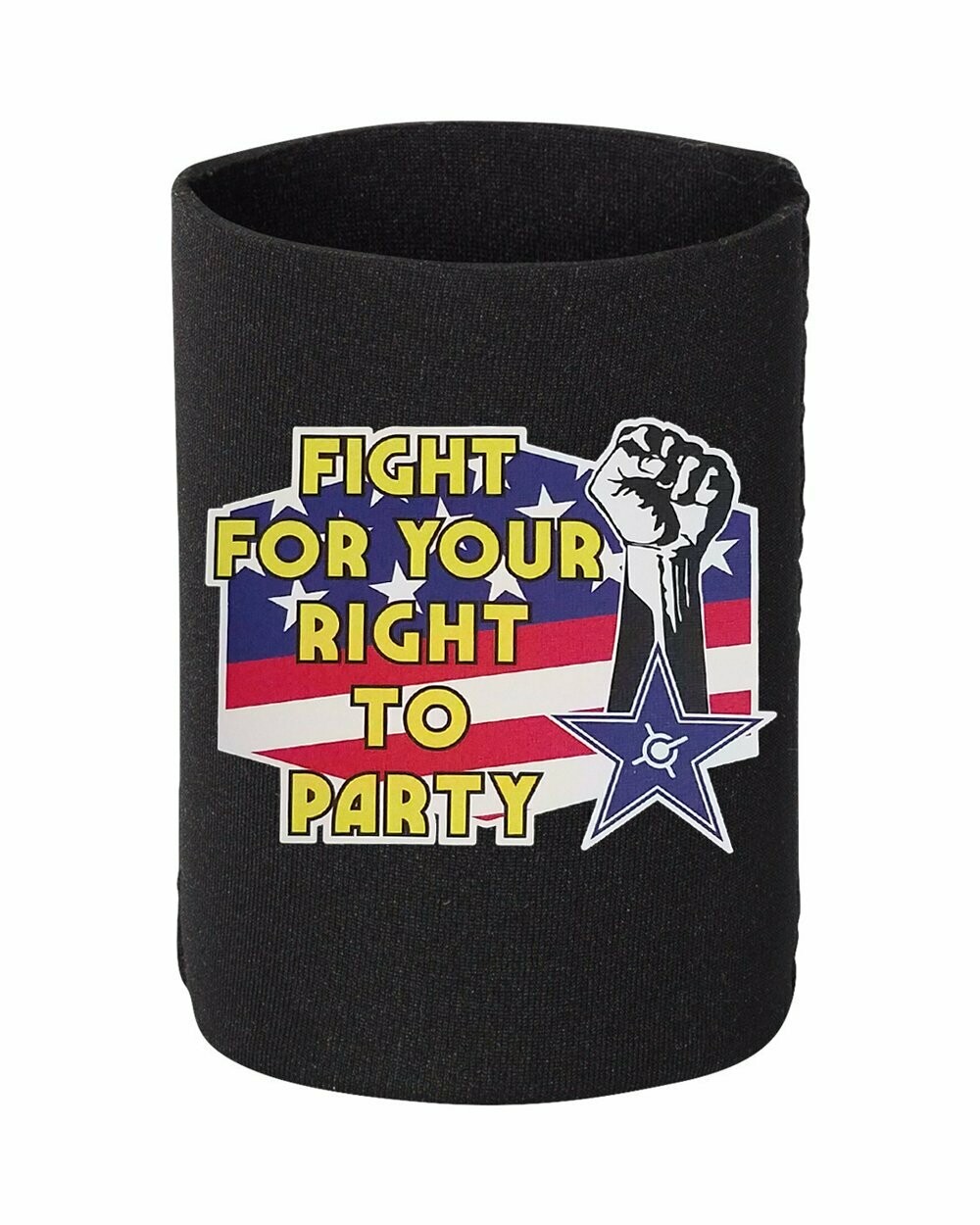 Fight For Your Right Koozie - Black