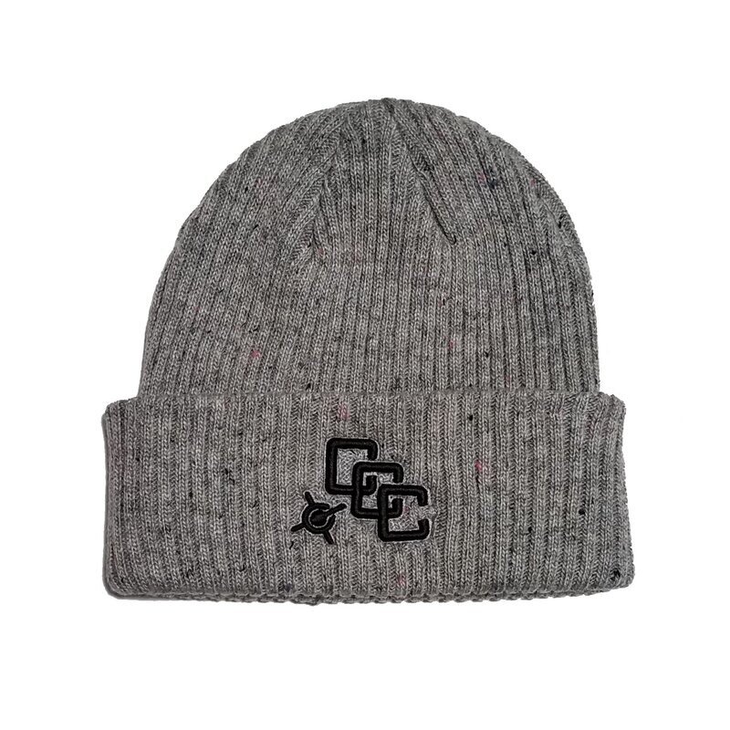 CCC Duster Cuff Beanie-Silver Speck