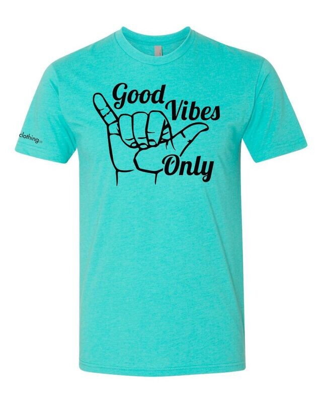Good Vibes Tee - Tahiti Blue