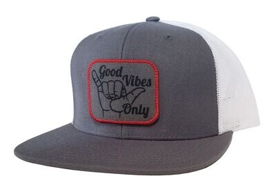 Good Vibes Only Flatbill Trucker Hat