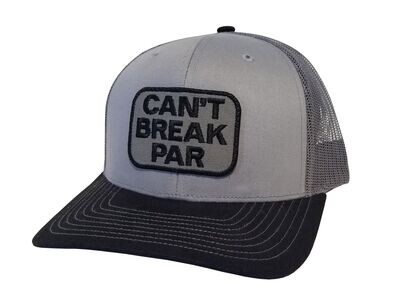 Cant Break Par Trucker Hat - Grey/Charcoal/Black