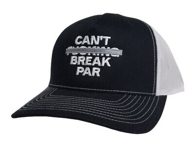 Cant F-ing Break Par Trucker Hat - Black/White/Grey