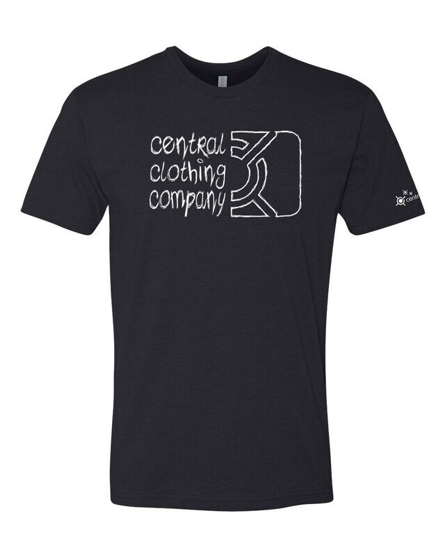 Split Logo Tee - Black