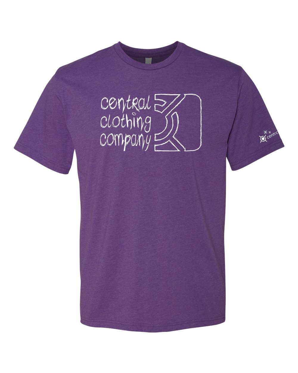 Split Logo Tee - Purple