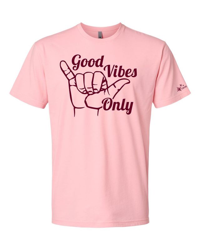 Good Vibes Tee - Pink