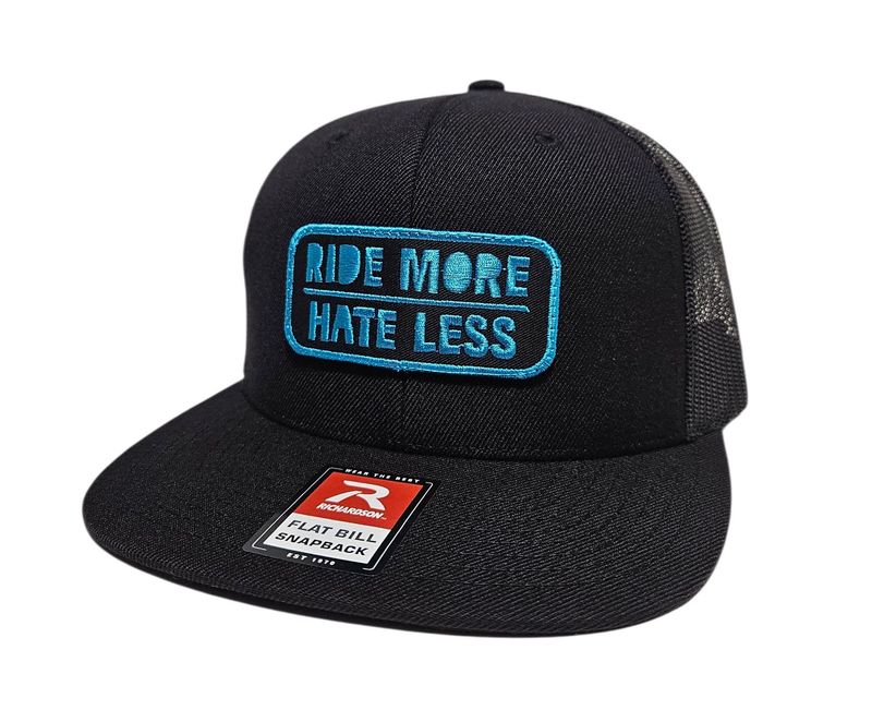 Ride More Hate Less Flat-bill Trucker Hat