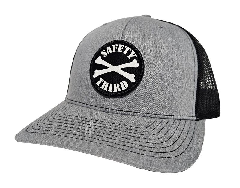 Safety Third Trucker Hat - Grey/Black