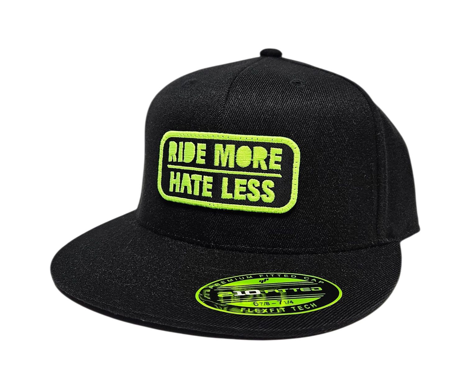 Ride More Hate Less Flatbill Flexfit Hat Ride More Hate Less Flatbill Flexfit Hat