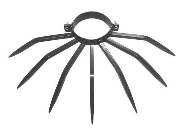 Grimpo 120 per pluviali tondi da 120 mm.