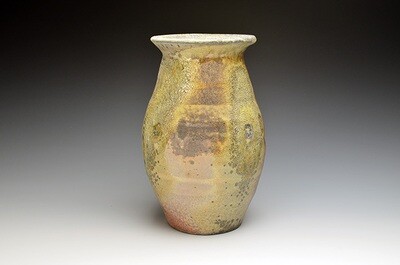 Woodfired Vase with Shino Glaze