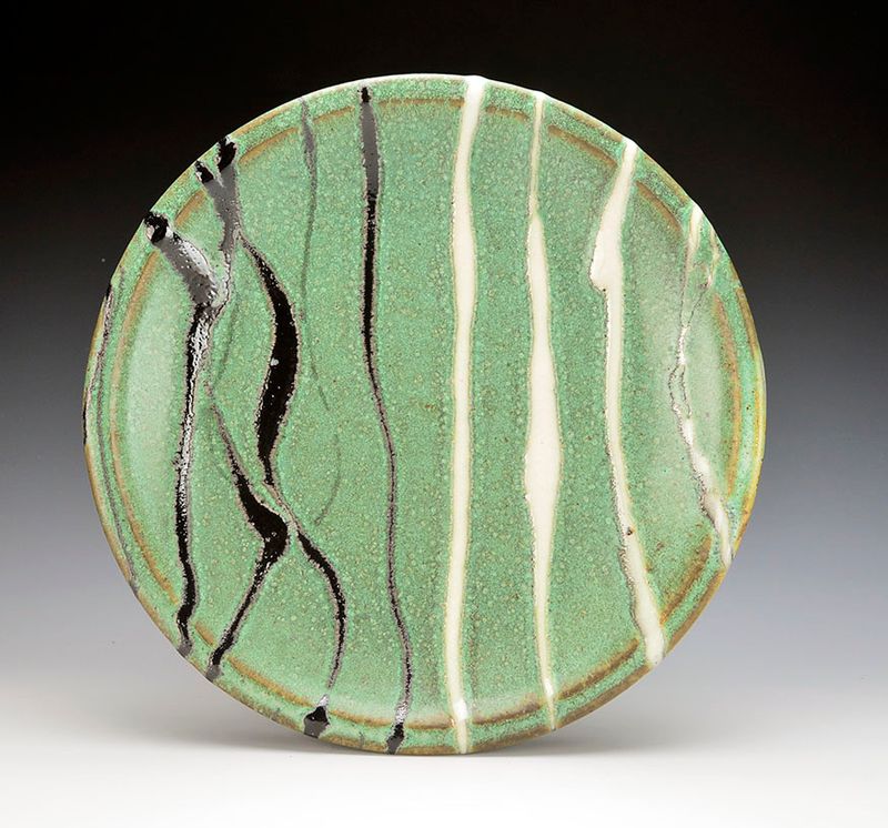 Copper Green Dinner Plate
