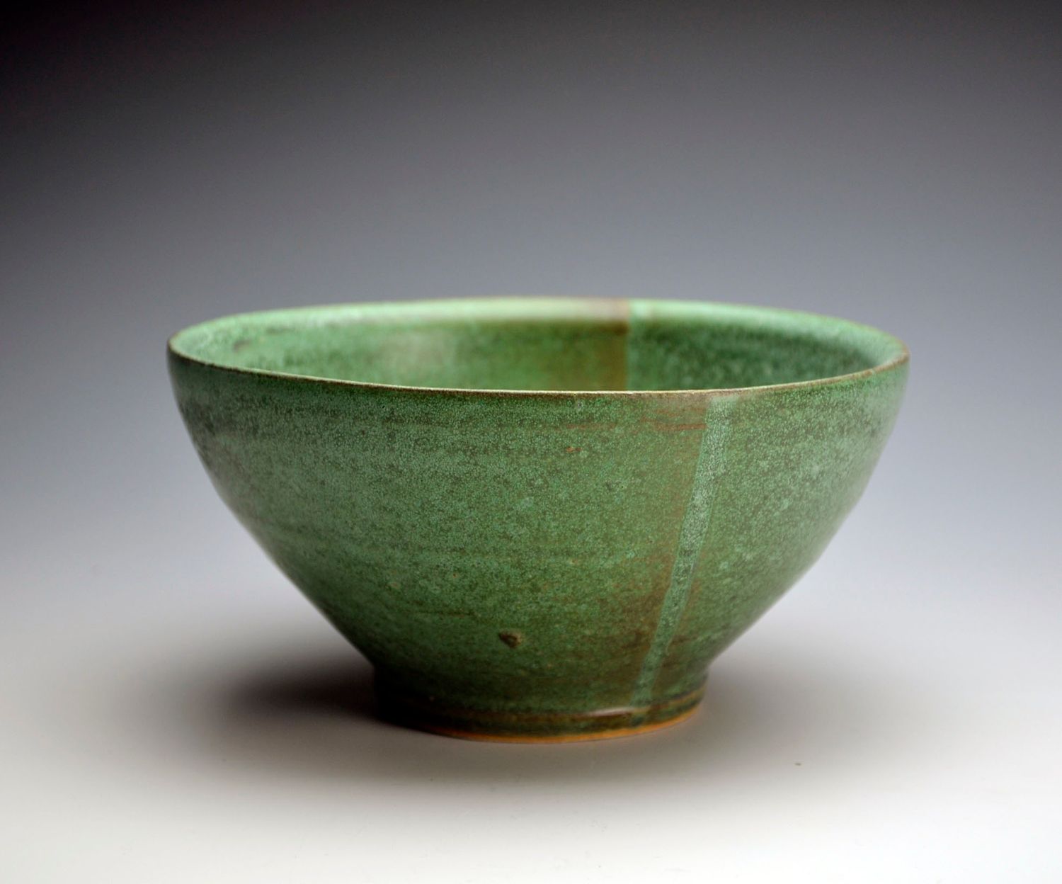 Copper Green Soup Bowl