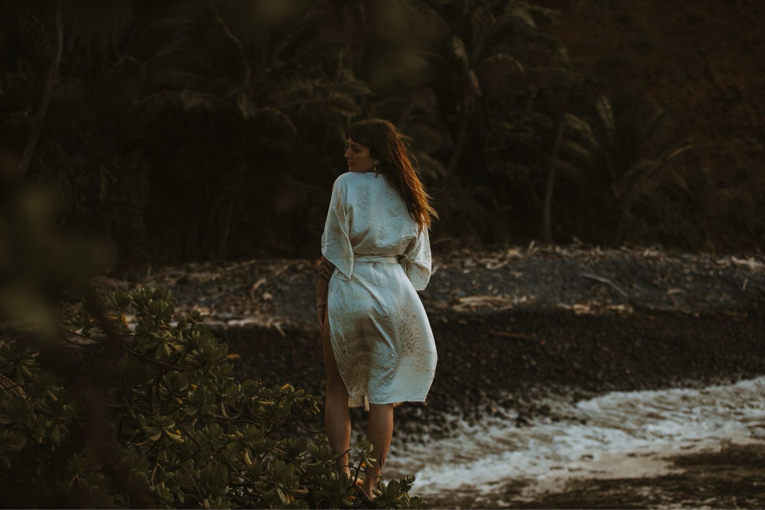 Fern Kissed - Ahimsa Silk Robe