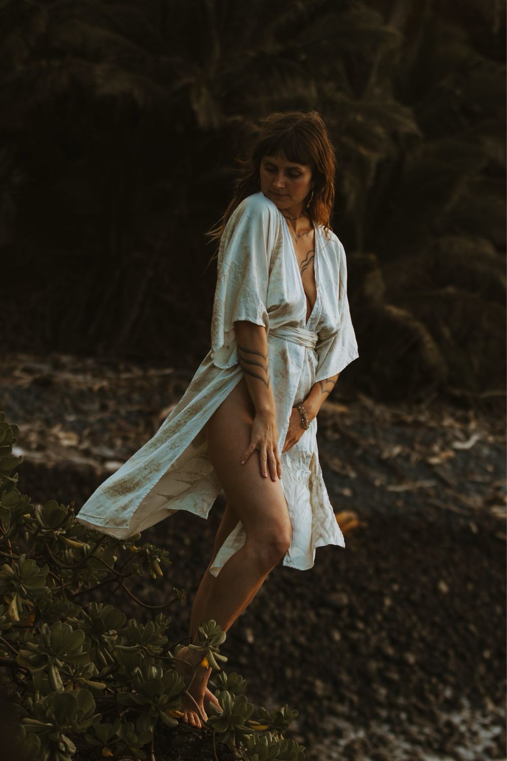 Fern Kissed - Ahimsa Silk Robe