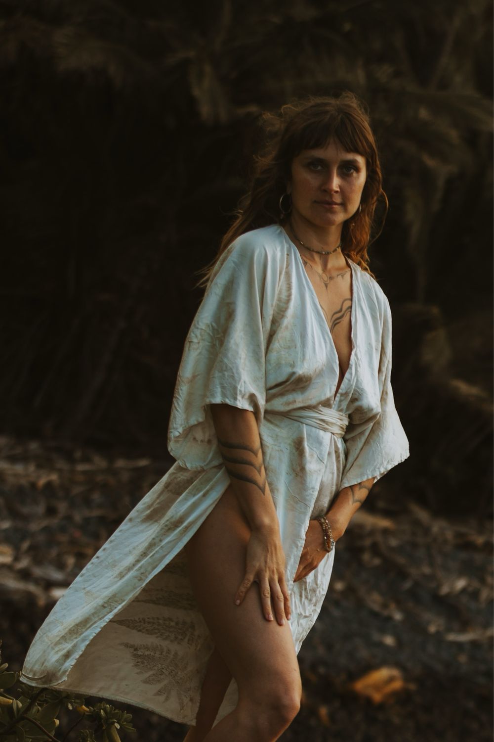Fern Kissed - Ahimsa Silk Robe