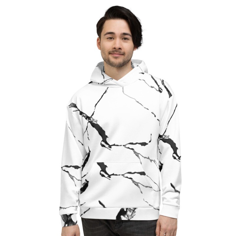 Hoodie Unisex Marble