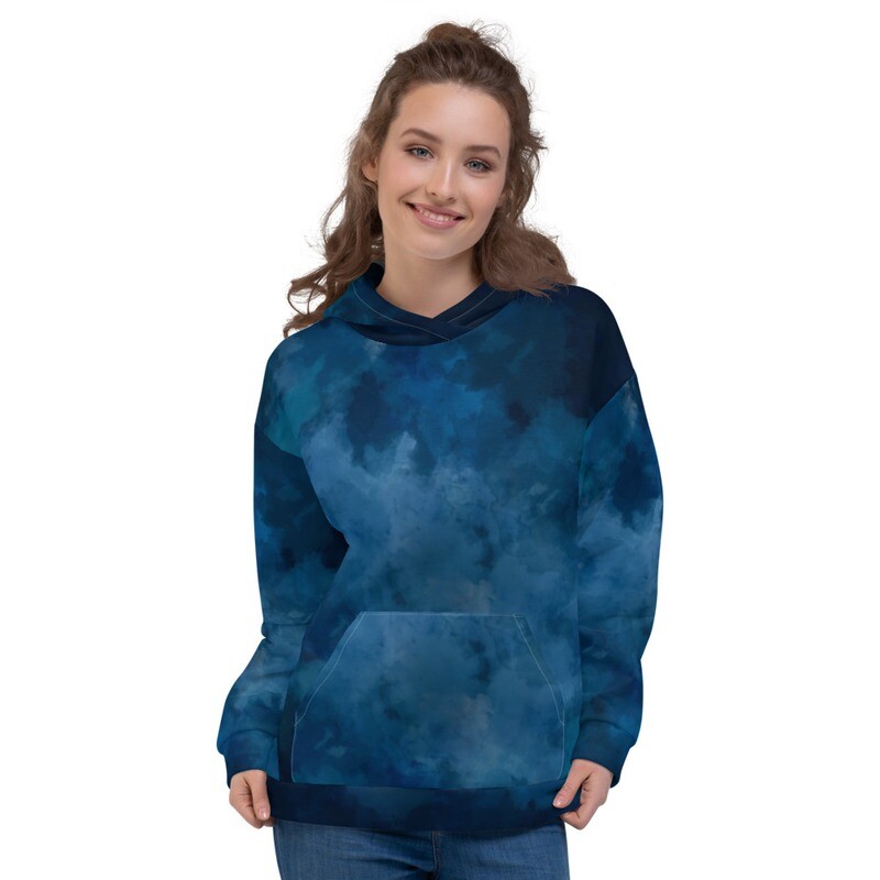 Hoodie Unisex BlueDark