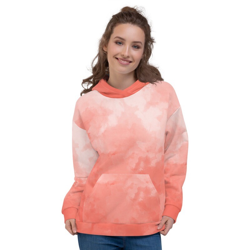 Hoodie Unisex Coral