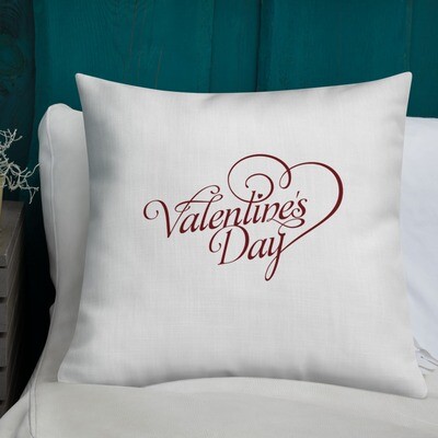 Premium "Valentine's day" Linen Pillow (Customizable)