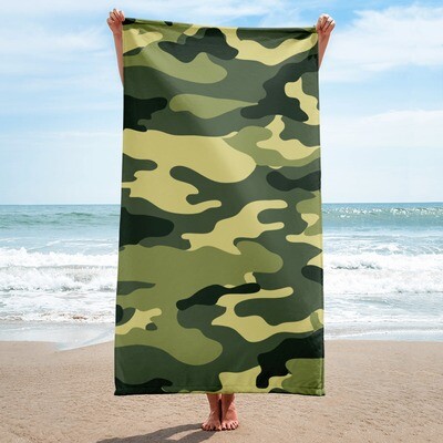 Premium Army Water-absorbent body towel (Customizable)