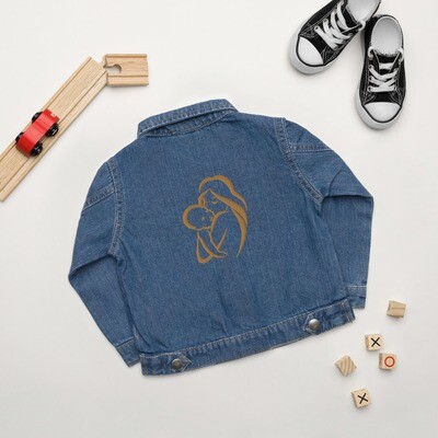 Exclusive Golden Mother's Love Baby/ Toddlers Eco-Friendly Denim Jacket