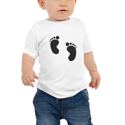 Baby-Steps Baby Jersey Short Sleeve T-Shirt (Customizable)