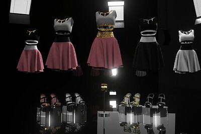 Complex Realistic 3D Fashion immersion