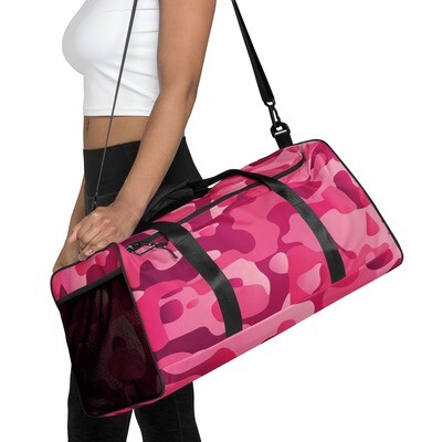 Premium Barbie Camouflage women's Duffle Travel bag (Customizable)