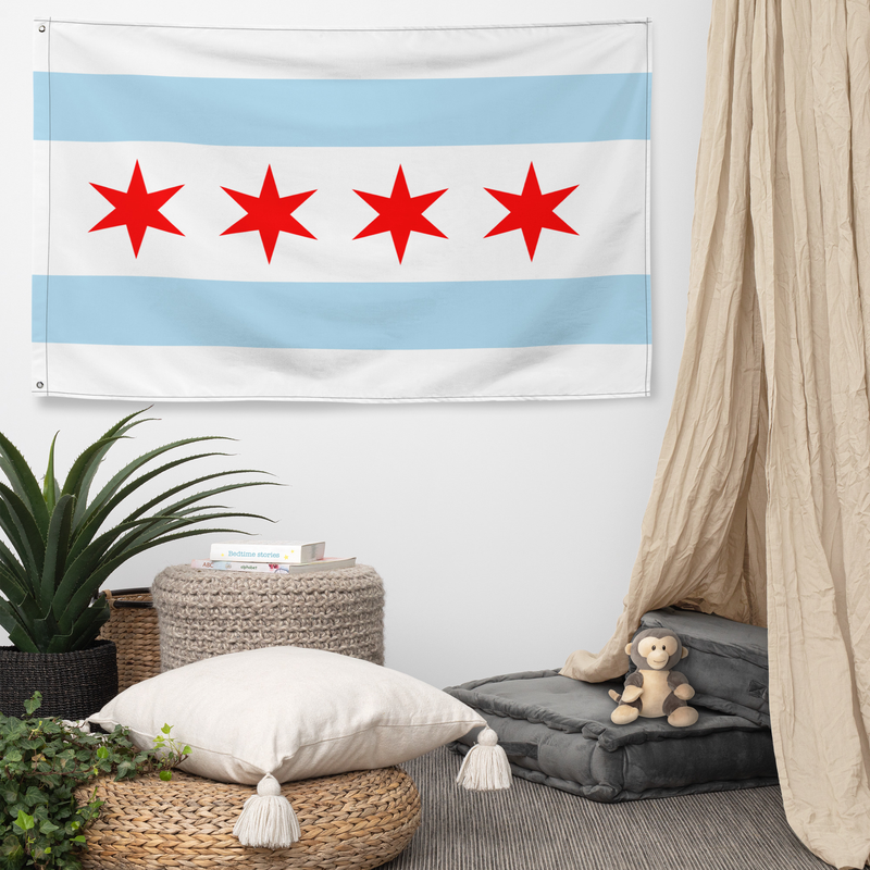 Chicago City Flag (Customizable)