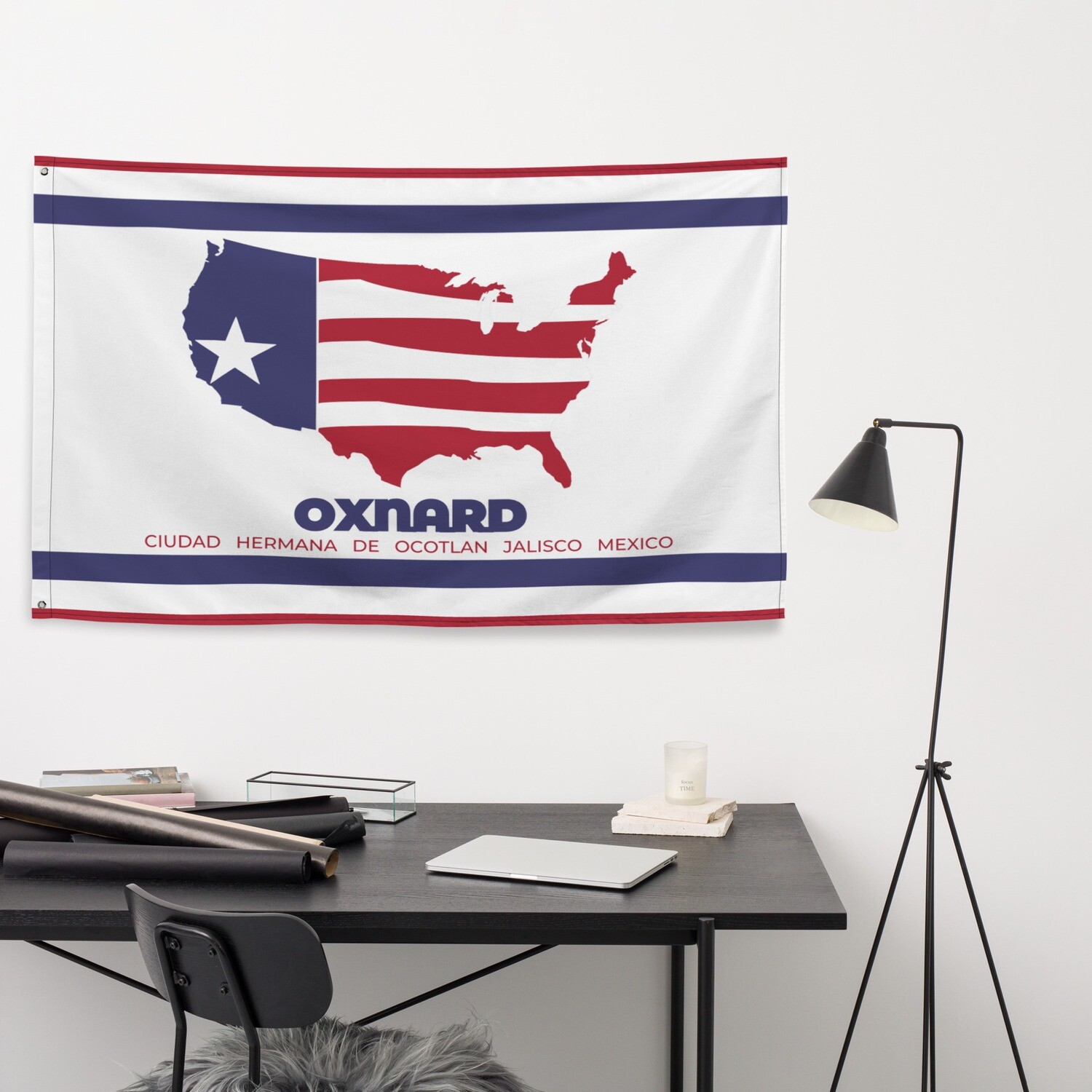 Oxnard City Flag (Customizable)