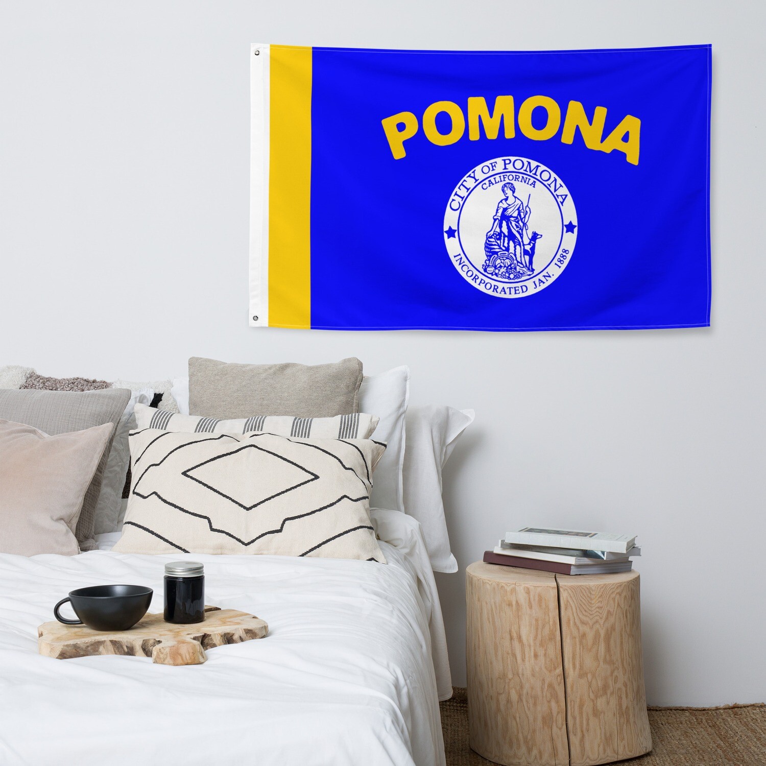Pomona City Flag (Customizable)