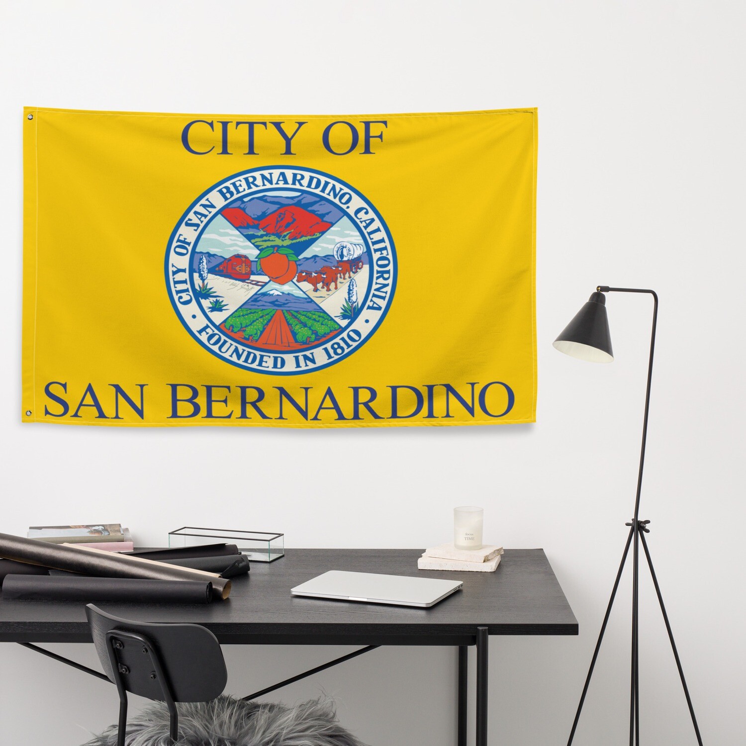 San Bernardino City Flag (Customizable)