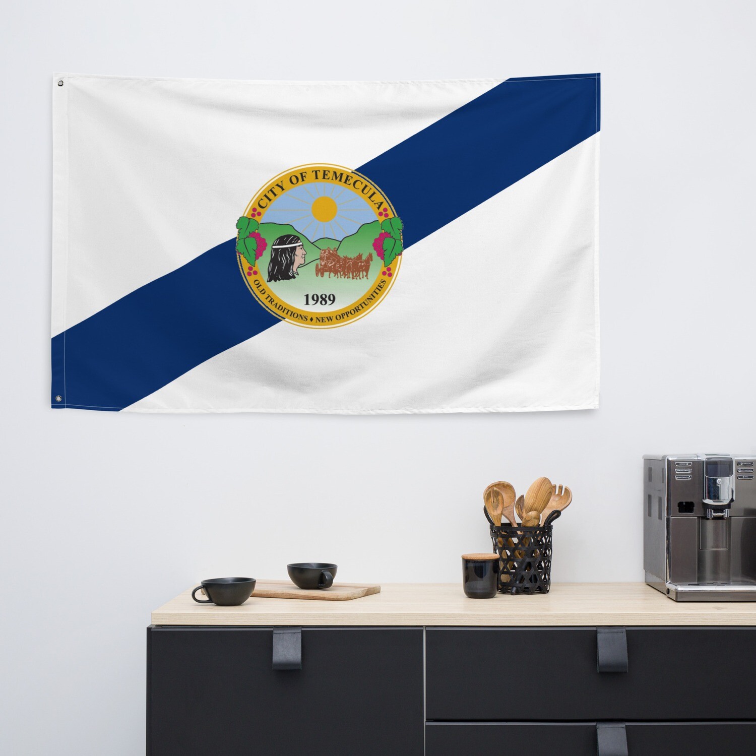 Temecula City Flag (Customizable)