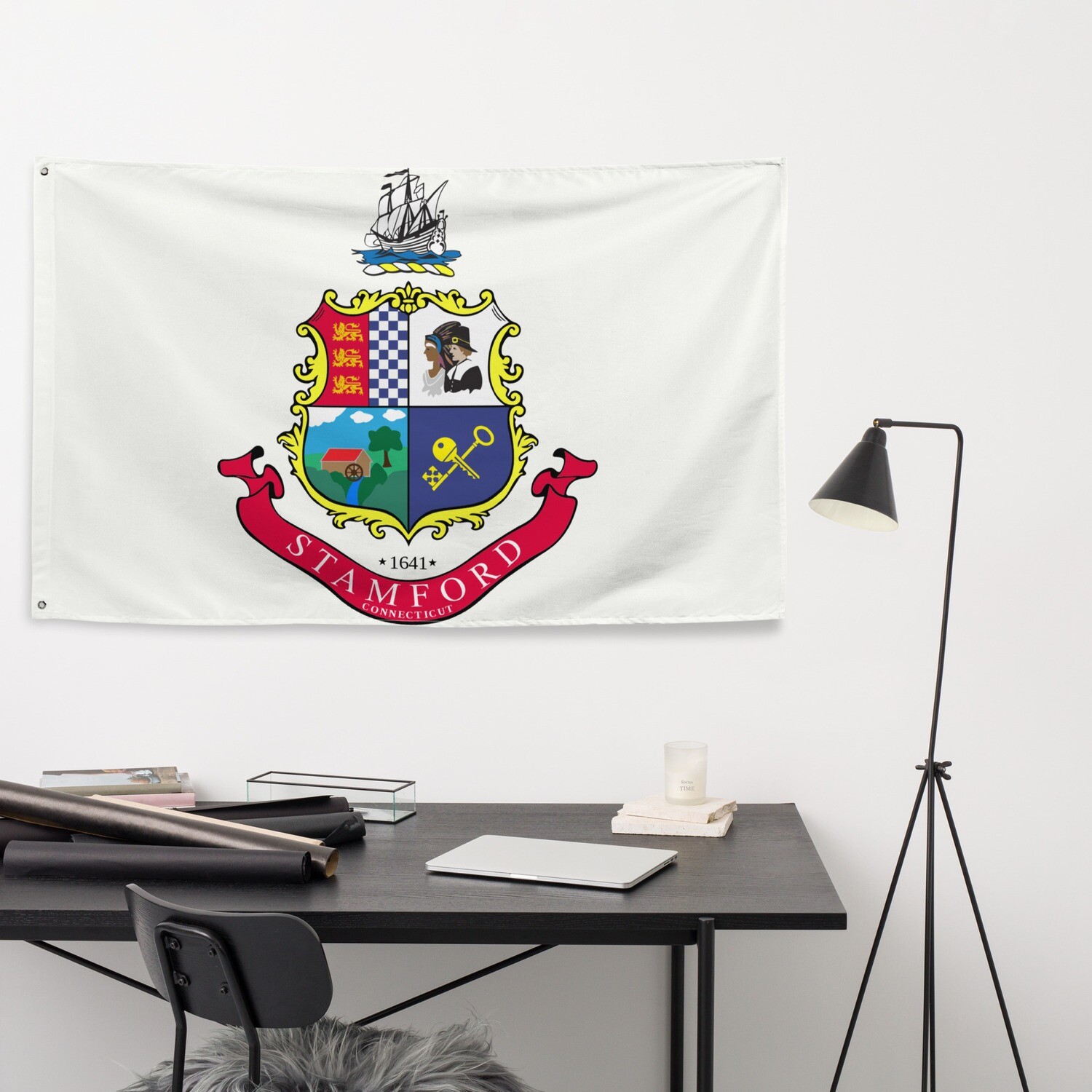 Stamford City Flag (Customizable)