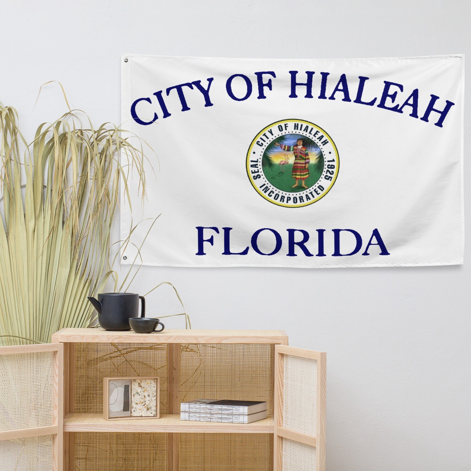 Hialeah City Flag (Customizable)