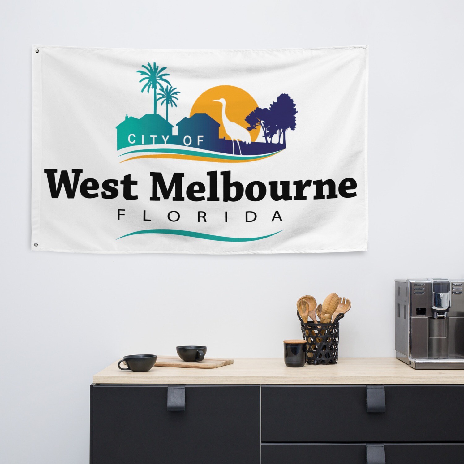 West Melbourne City Flag (Customizable)
