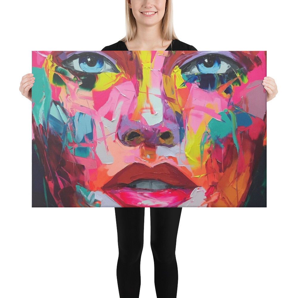 Female color pint---Premium Painting Canvas (Customizable)