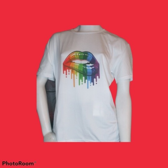 Lip Print Tee