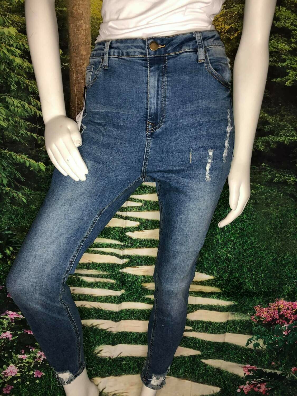 Distressed Jeans