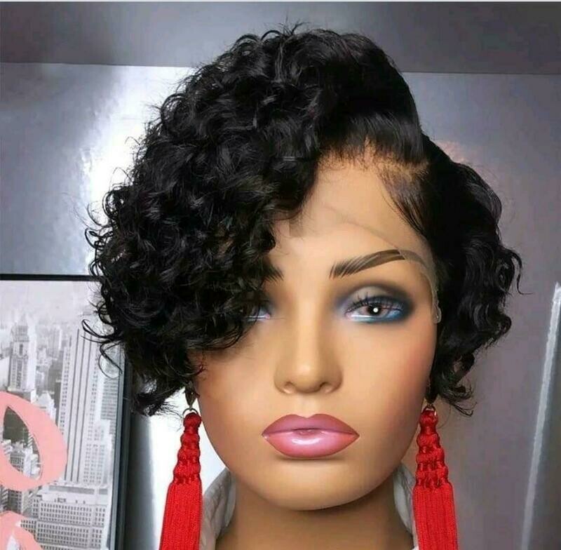 Curly Pixie wig