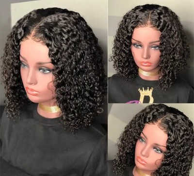 Remy Deep Wave Lace Closure Wig