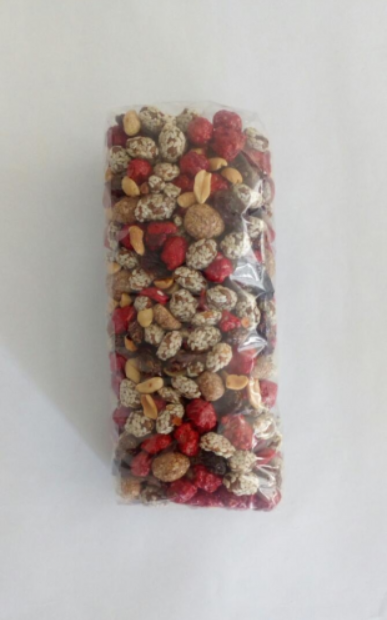 Maní Mixto, Maní Garapiñado, Maní Afrecho, Maní con Linaza, Maní salado, sin Sal, Lluvia de Maní, Maní Japones(Agotado), Maní con Ajonjolí. Maní con Avena.