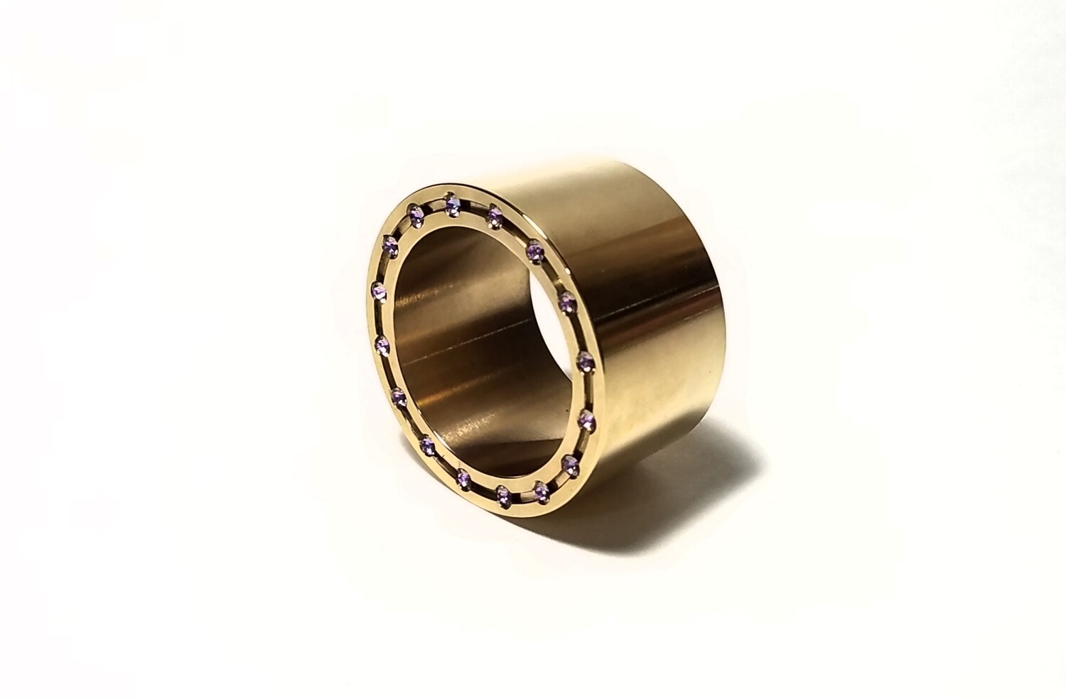 &quot;REBEL&quot; Alto Saxophone Clarinet Ligature | Heavy Mass Ring Ligature | Aged Bronze
